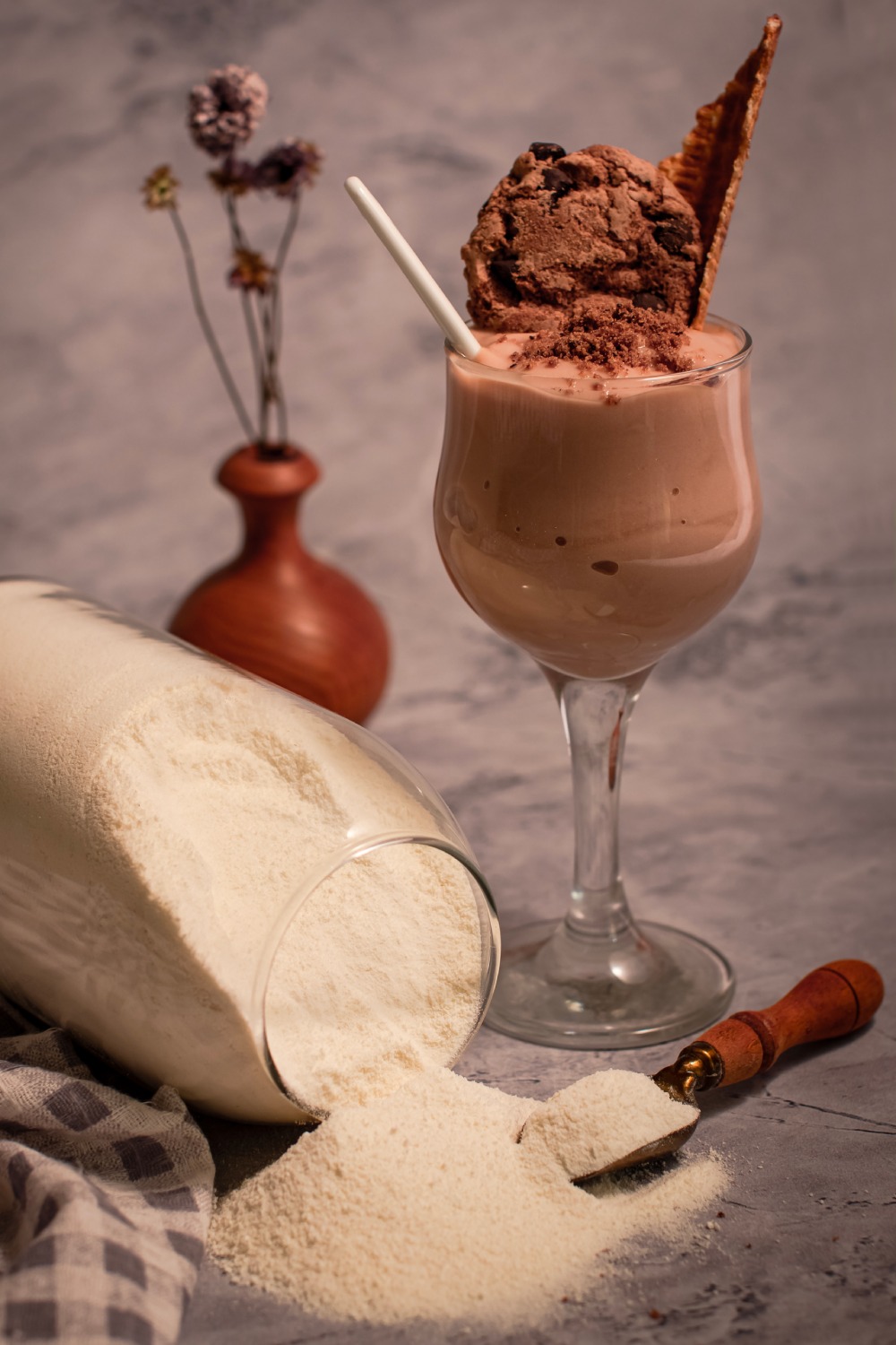 پودر شیر خشک پر چرب فوری